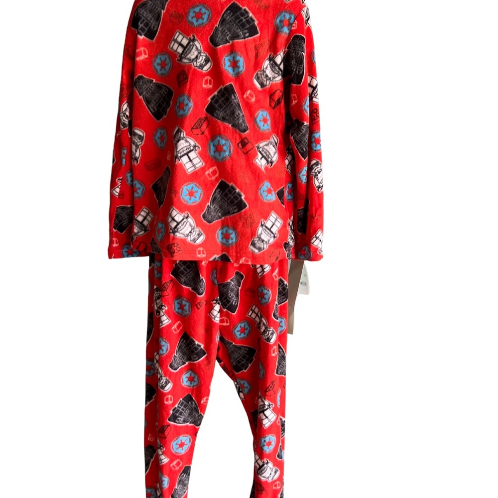 Star Wars Boys 1 Piece Long Sleeve Warm Pajama Size 6/7 Boys New